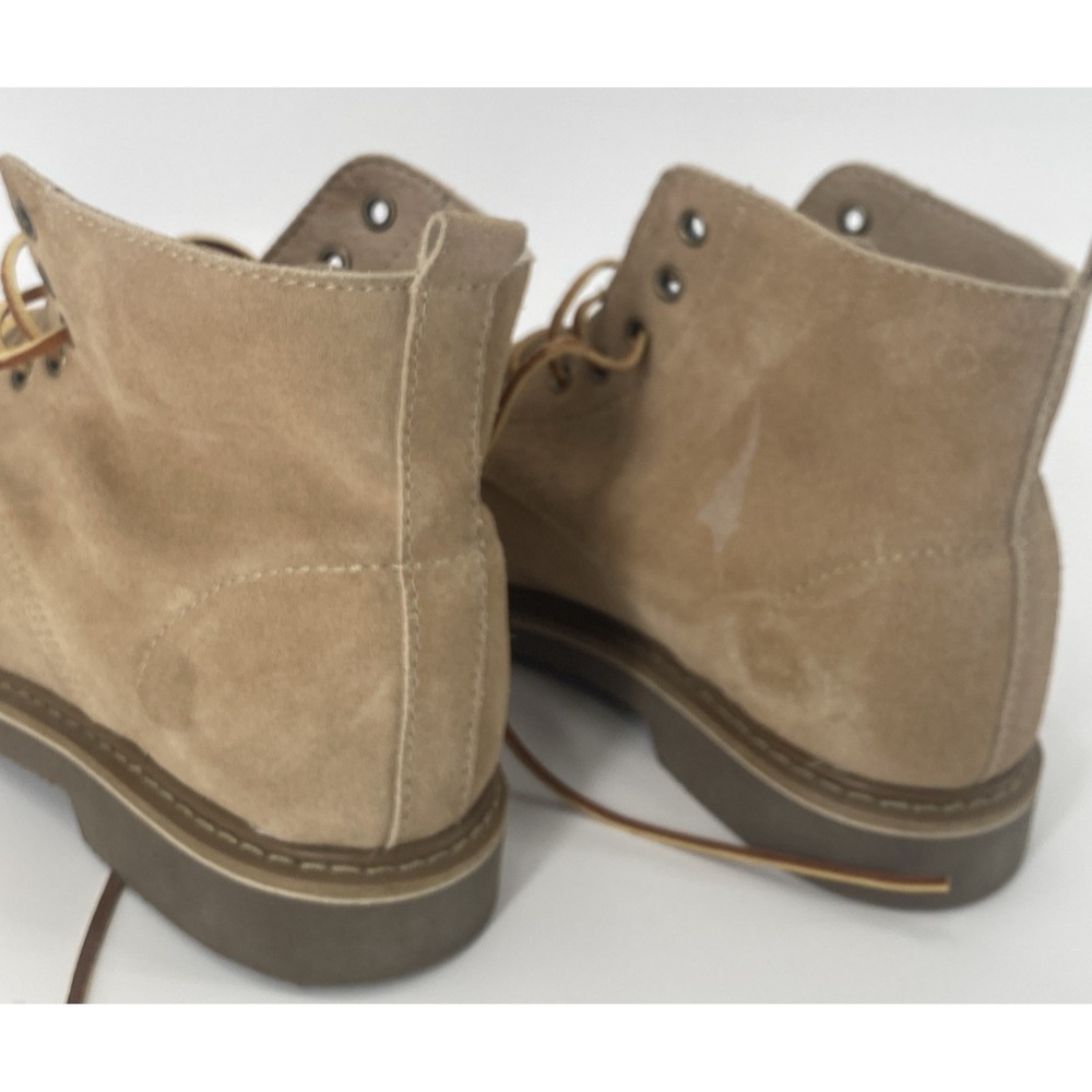 Golden Fox Footwear  Boondocker Service Boot Rough Out Leather Beige Size 9.5 - Picture 4 of 8